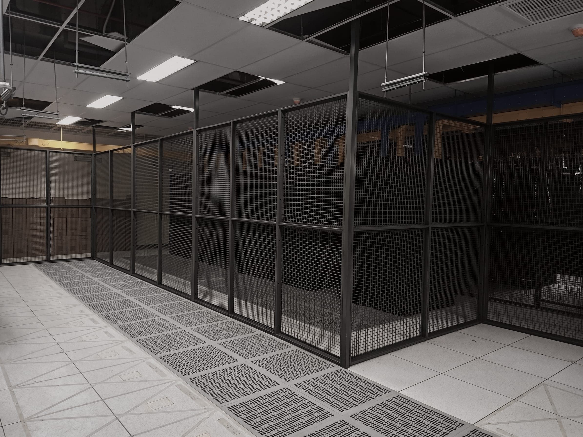 Halden rack installation in a colocation facility
