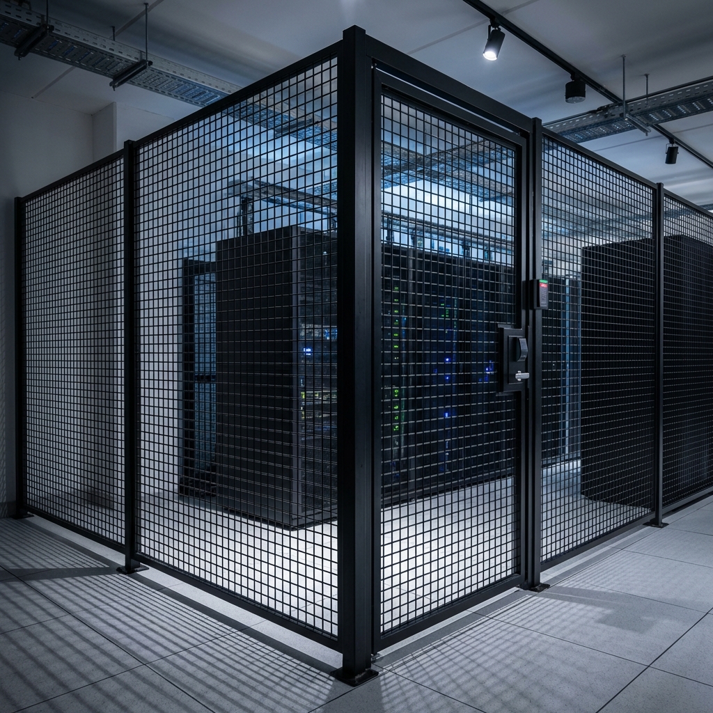 Ms Caging Protection Security Caging - SecureSpace Series | Colocation Cages & Data Center ...